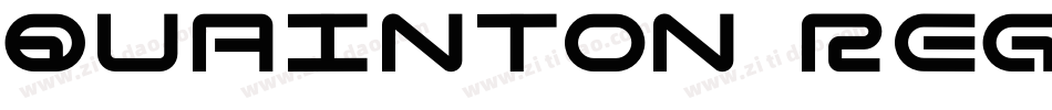 Quainton Regular字体转换